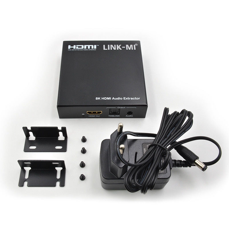 অডিও এক্সট্র্যাক্টর HDMI 2.1 অডিও স্প্লিটার 4k সমর্থন 8K 60Hz YUV4:2:0 সিইসি