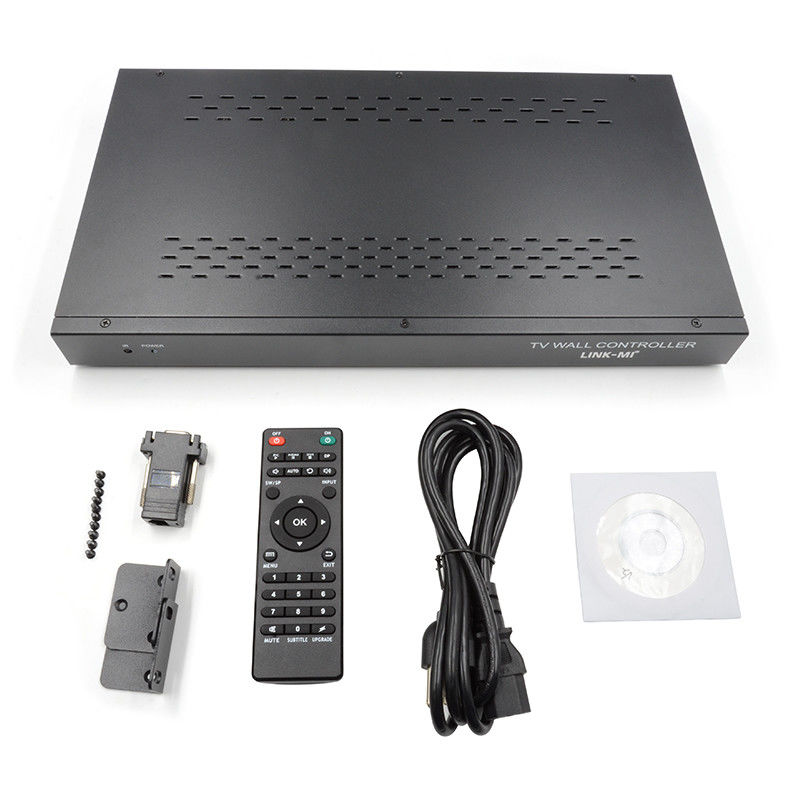 9 চ্যানেল HDMI ভিডিও ওয়াল কন্ট্রোলার 3X3 জুম সাবটাইটেলস মাল্টি ডিসপ্লে কন্ট্রোলার বিজ্ঞাপনের জন্য