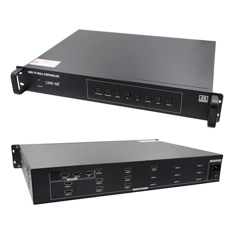 2X4 টিভি এইচডিএমআই ওয়াল কন্ট্রোলার 4K 60Hz 2X3 ভিডিও ওয়াল প্রসেসর 2X2 8 টি ডিসপ্লে ইউনিটের জন্য