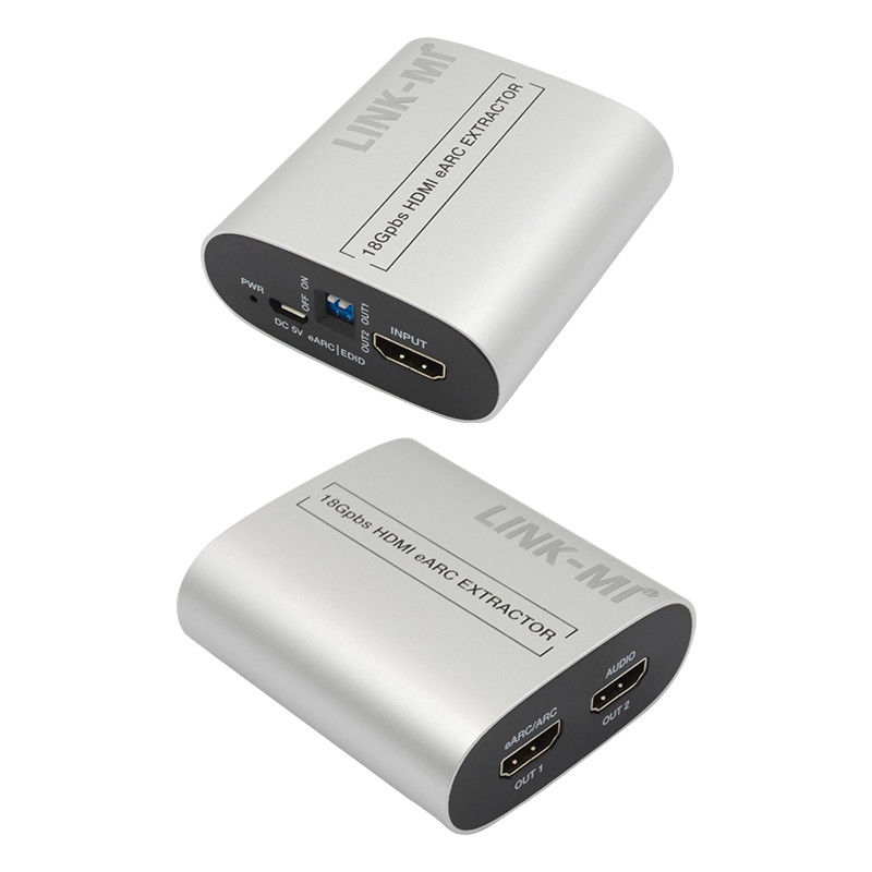 18Gbps HDMI এক্সট্র্যাক্টর এক্সট্র্যাক্টর 4K@60Hz CEC EDID HDMI EARC অডিও এক্সট্র্যাক্টর কনভার্টার