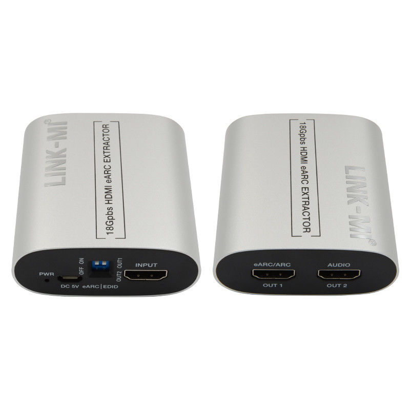 18Gbps HDMI এক্সট্র্যাক্টর এক্সট্র্যাক্টর 4K@60Hz CEC EDID HDMI EARC অডিও এক্সট্র্যাক্টর কনভার্টার