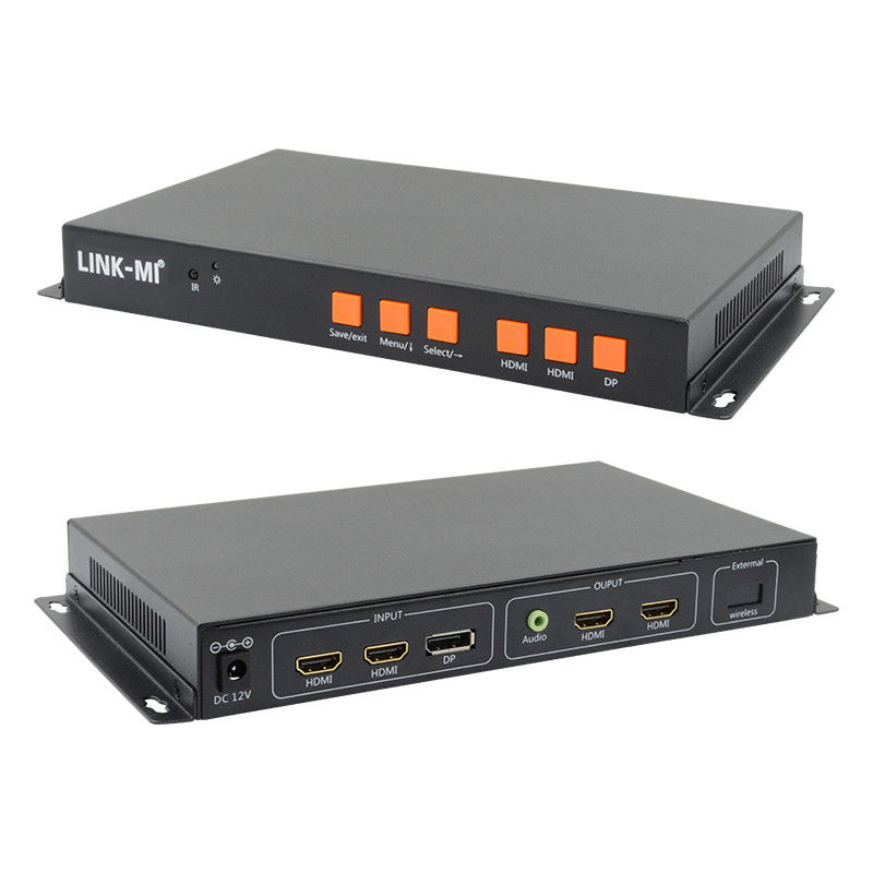 ফোন স্ক্রিন HDMI ভিডিও ওয়াল কন্ট্রোলার 90 180 270 ডিগ্রি ঘূর্ণন HDMI মাল্টি উইন্ডো প্রসেসর
