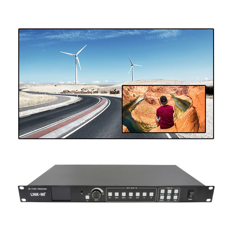 480i/P 576i/P HDMI ভিডিও ওয়াল কন্ট্রোলার 7 ইন 3 আউট LED ভিডিও প্রসেসর