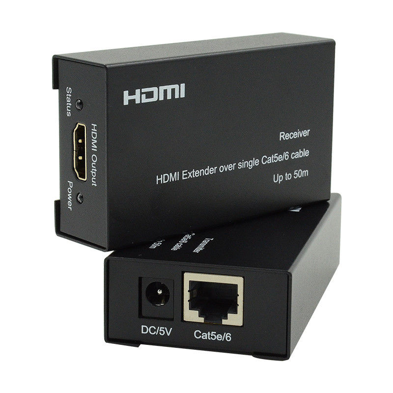 1080i এসডিআই এক্সটেন্ডার 50 মি HDMI ওভার Cat6 Cat5eCable EDID ফাংশন সমর্থন সহ 1080P
