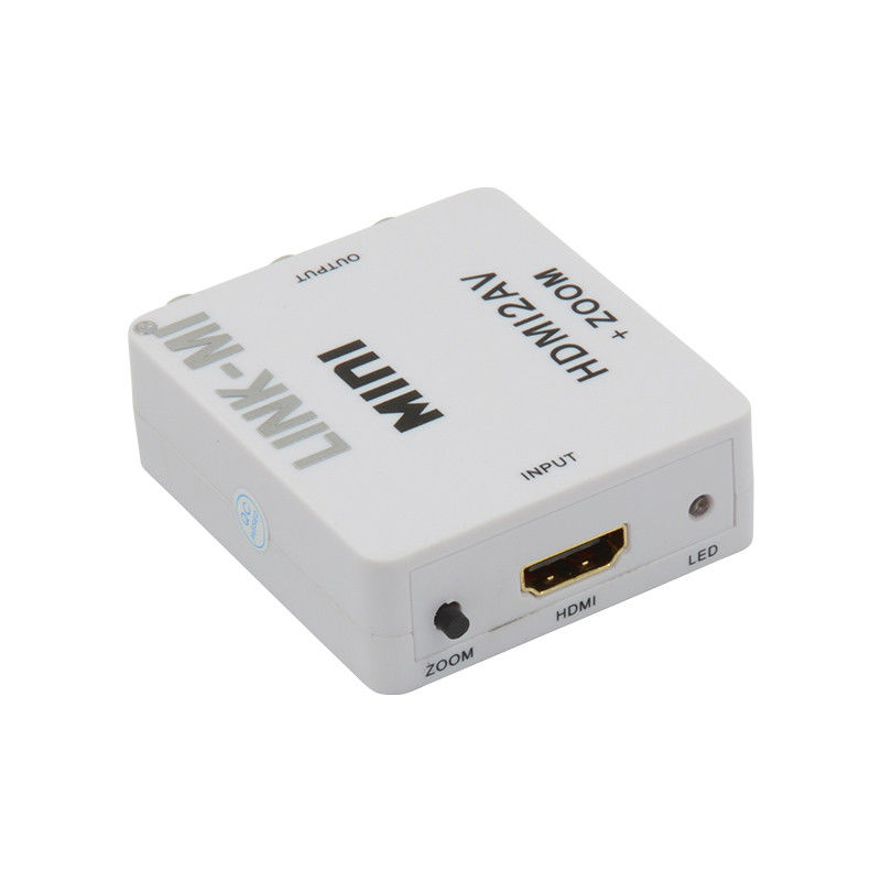 MINI HDMI থেকে CVBS MINI HDMI থেকে AV সংকেত রূপান্তরকারী সামঞ্জস্যপূর্ণ HDMI 1.3