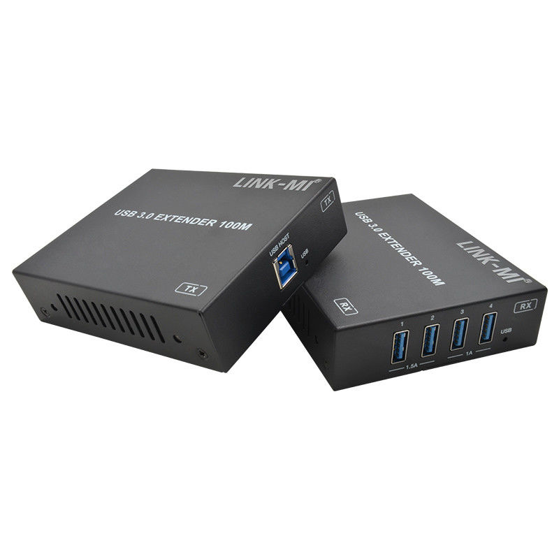 এসি 100-240V 50/60Hz ইনপুট ইউএসবি 3.0 এক্সটেন্ডার 100m গতি এবং স্থিতিশীল সংযোগ