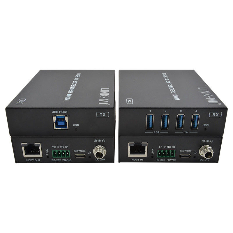 এসি 100-240V 50/60Hz ইনপুট ইউএসবি 3.0 এক্সটেন্ডার 100m গতি এবং স্থিতিশীল সংযোগ